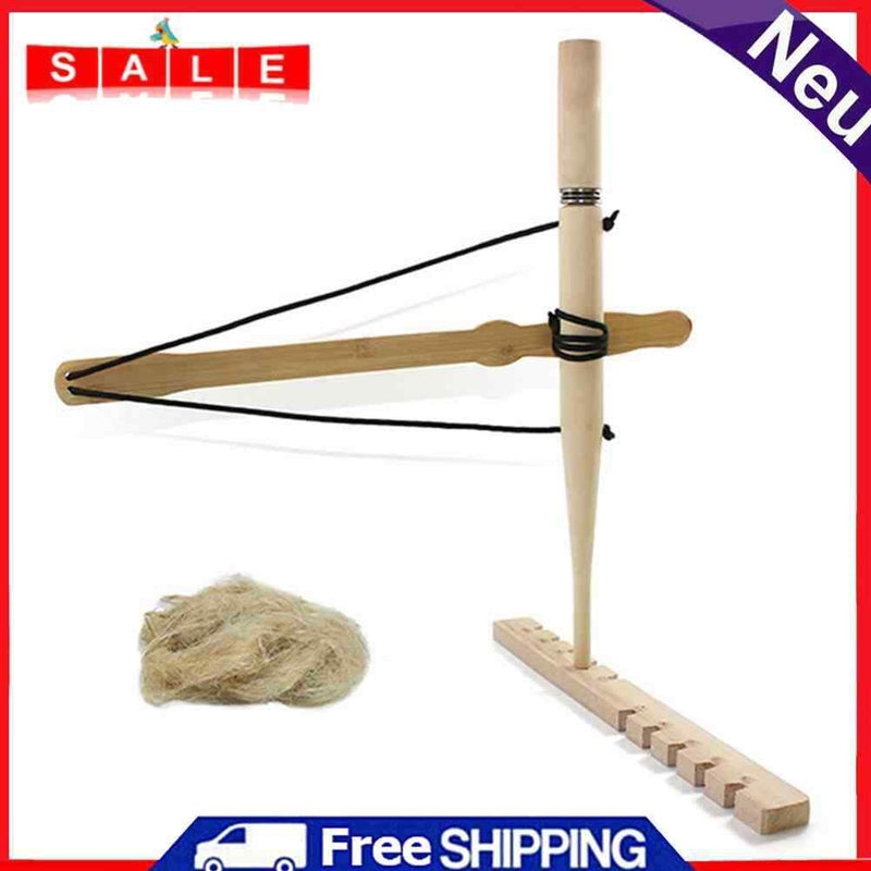 Bow Drill Friction Fire Starter Outdoor Survival Adventure Emergency Gear Props