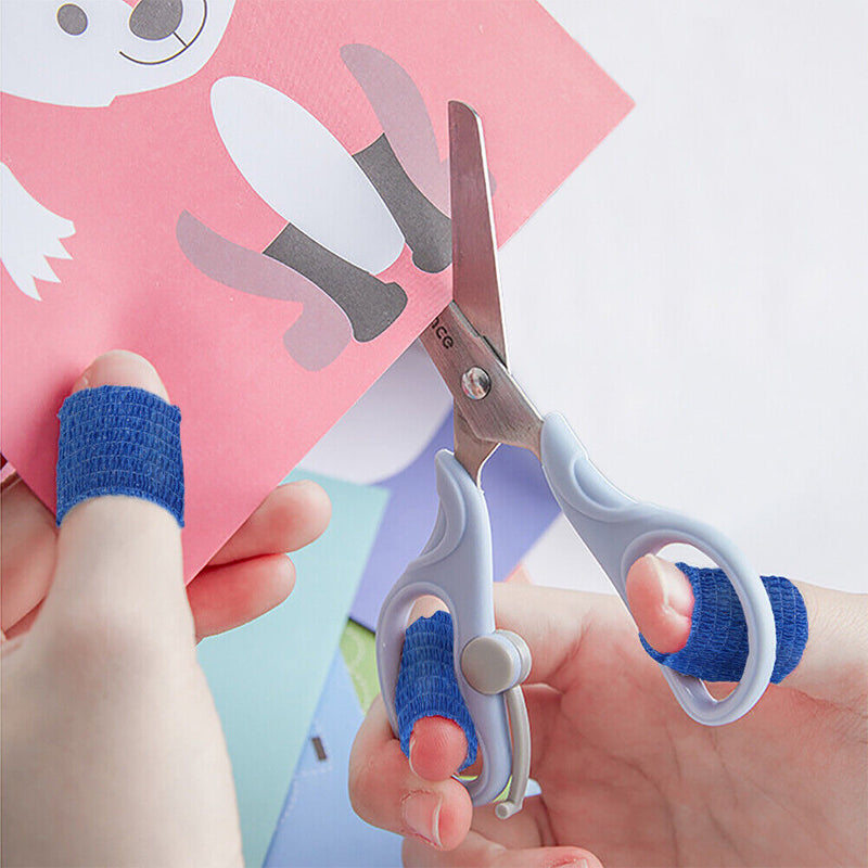 Self Adhesive Wrap Tape Elastic Bandage Cross Stitch Finger Protector 15 Co