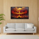 Flaming Phenix Oil Paint By Numbers Kits DIY Craft Coloring Drawing Home Decor
