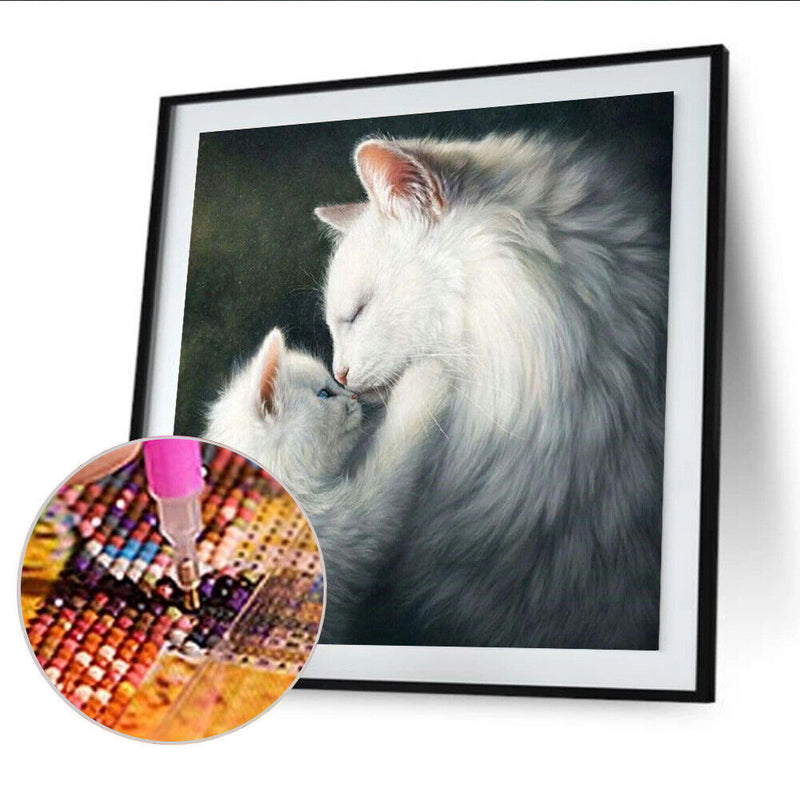 Diamond Painting Cat Full Square Drill Picture of Rhinestone DIY Drawing Kit