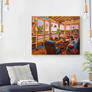 Paint By Numbers for Beginner House Living Room DIY Acrylic Painting Kit