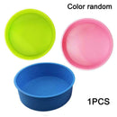 8 inch Silicone Round Cake Pan Tins Non-stick Baking Tray Mould Bakeware t hot.
