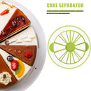 10/12 Slice Round Bread Mousse Dessert Plastic Divider Cake Equal Portion C