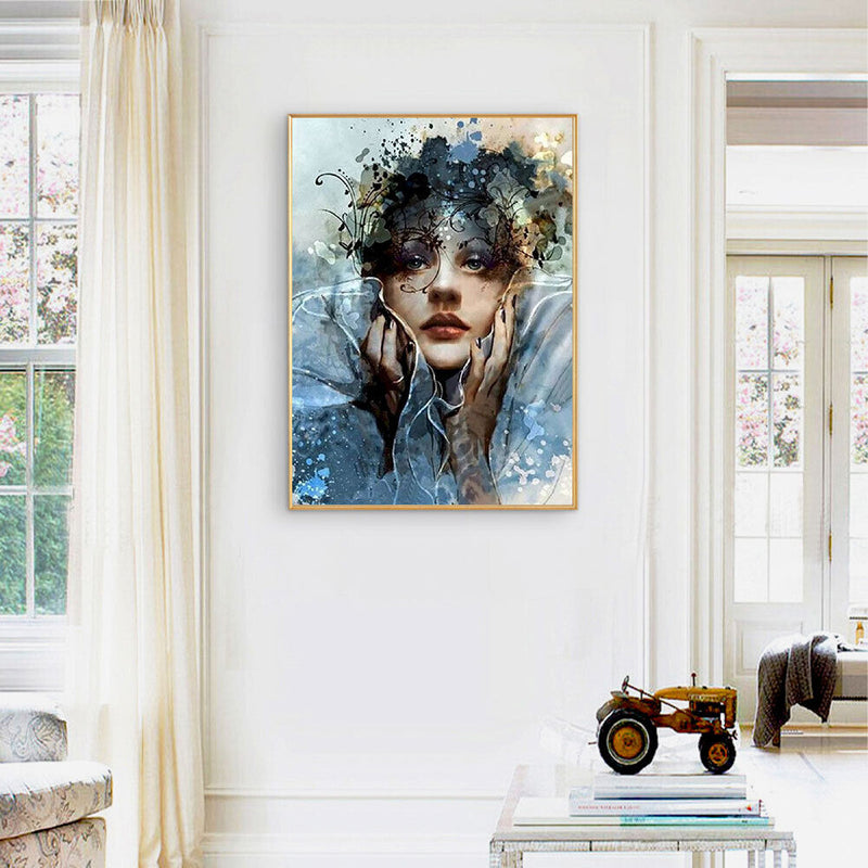 #A Summer Oil Paint By Numbers DIY Canvas Wall Art Picture Craft Home Decorati