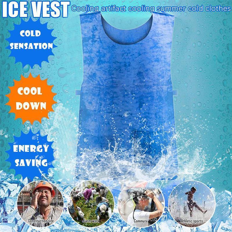 Summer Cooling Vest Heat dissipation PVA Waterproof Fabric Vest High Temperatur_