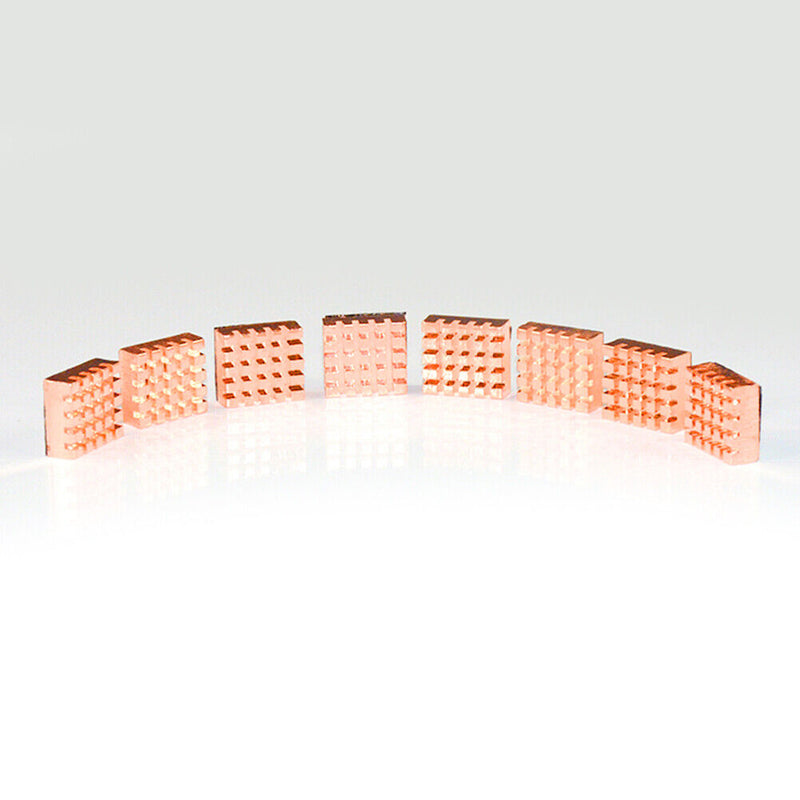 8pcs A8 Pure Copper Heatsink Cooler Heat Sink PC Graphics Card Memory Radia