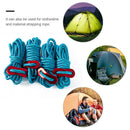 4pcs 4mm Tent Wind Rope Cord Tensioner Outdoor Camping Reflective Lanyard Rope