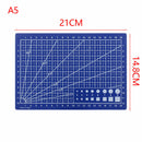 School Supplies Cutting Plate Paper Board A5 Grid Lines Cutting Mat Sewing Tool