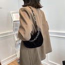 Autumn Messenger Purse Fashion Women Plush Shoulder Top-handle Bag Chain Totes
