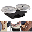 Finger Jingle Tambourine Metal Bell African Drums for Cajons Bongos Djembe Conga