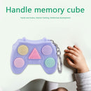 Portable Gamepad Shape Gadget Stress Relief Educational Toys (Light Blue) Newly