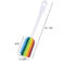 Detachable Rainbow Water Bottle Cup Mug Glass Washing Brush Cleaning Sponge C8L6