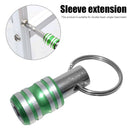 1/4inch Hex Shank Screwdriver Bits Holder Extension Bar Adapter (Green) Newly