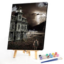 DIY Oil Paint by Numbers Horror Movie Acrylic Drawing Coloring Picture Gift