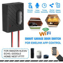 WiFi Smart Garage Door Opener Controller Remote for Amazon Alexa (Black)