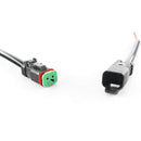 German DT 2 Pin Pigtail Kit Male Female Connector Adapter for LED Work Light