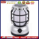 LED Solar Barn Lantern Lamp Portable Outdoor Camping Tent Light USB Rechargea