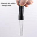 Needle Pin Coffee Powder Tamper Distributor Stirrer Leveler Tool (Black) Newly