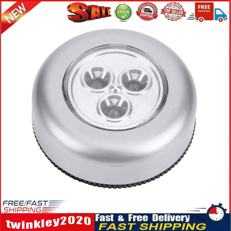 Touch 3 LED Emergency Car Roof Ceiling Night Light for Auto Trunk Cabinet Newly