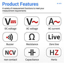 Clamp Meter Electrical Current Tester Professional Smart Multimeter 6000 Counts