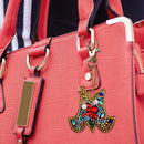 DIY Key Chain Diamond Painting Letters Women Bag Keyring Pendant Gift (M) Newly