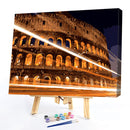 DIY Fortress Digital Painting By Numbers Canvas Kit Modern Wall Art Room Decor