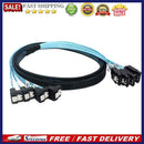 90 Degrees SATA 3.0 Mini SAS Cable 6Gbps 4 SATA to 4 SATA 7 Pin SSD Data Cable