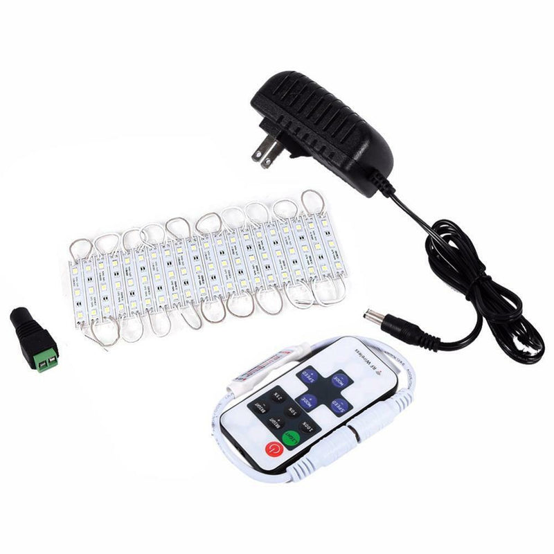 10FT White Dressing Mirror Lighted Cosmetic Makeup V LED Power Z8Z3 L2M1 R8D1