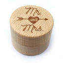 Rustic Wedding Wood Ring Box Holder Jewelry Customized Bearer Box (JM01520)