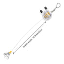 Retractable Reel ID Card Badge Holder Belt Clip Retractable Keychain Key Ring