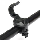Bicycle Handlebar Front Light Torch Clip 360-Degree Rotating Bike Headlight Base
