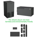 Gaming Console Dustproof Suit Dust Cover Net Plugs Stopper Kit for Xbox Series X