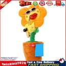 Simulation Sunflower Dancing Saxophone Musical Plush Toys (Orange Fillet) Newly