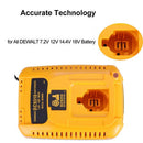 DC9310 Battery Charger Cable Adaptor For Dewalt 7.2V-18V Nicad & Nimh Battery