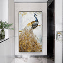 Rhinestone Mosaic Craft Picture DIY Noble Peafowl Diamond Painting Poster G