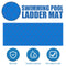 Blue Pool Ladder Mat - Pool Step Pad Wear-resistant & Non-slip Durable Cove
