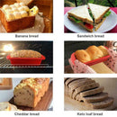 1xCake Bread Mold Rectangular Silicone Toast Mould Tray Kitchen Non-stick Q9A6