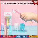 3pcs Children Teeth Whitening Oral Cleaning Stick Cartoon Mushroom Toothbrush
