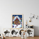 5D Diamond Painting DIY Christmas Cabin Full Drill Round