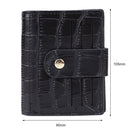 Women Wallets Fashion Alligator Pattern Short Card Holder Multi-slots Coin Pu