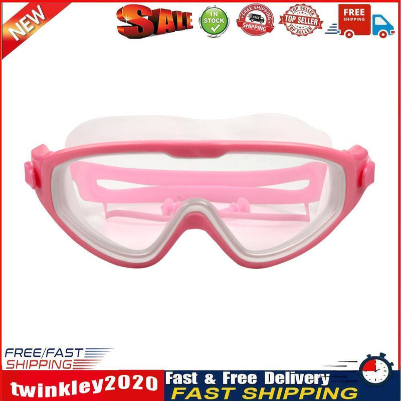 Children Goggles Waterproof Anti-fog Swimming Diving Glasses (Rose White) Newly