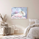 5D DIY Diamond Painting Kits Full Round Drill Lake Swans Picture Craft Decor
