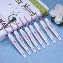 8pcs Soft Handle Aluminium Head Crochet Hooks Sweater Sewing Needles Set Newly