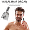 Nose Trimmer for Men Stainless Steel Manual Nasal Razor Washable (Metal)