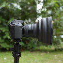 Reflection-free Collapsible Silicone Lens Hood for Camera Phone (Large) Newly