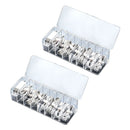2PCS storage buckle Dustproof Small Cover Cable Storage Box Desktop Data