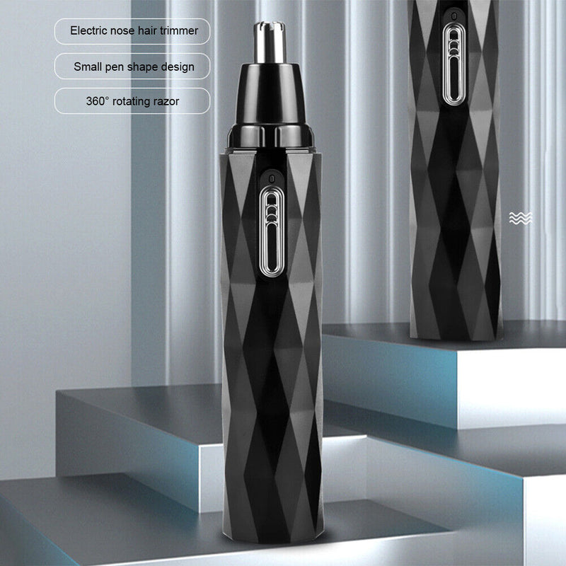 Rechargeable Men Electric Nose Ear Hair Trimmer Painless Eyebrows Beard Remover