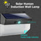 Outdoor 206LED Solar Power Motion Sensor Yard Wall Light Waterproof Street Lamp