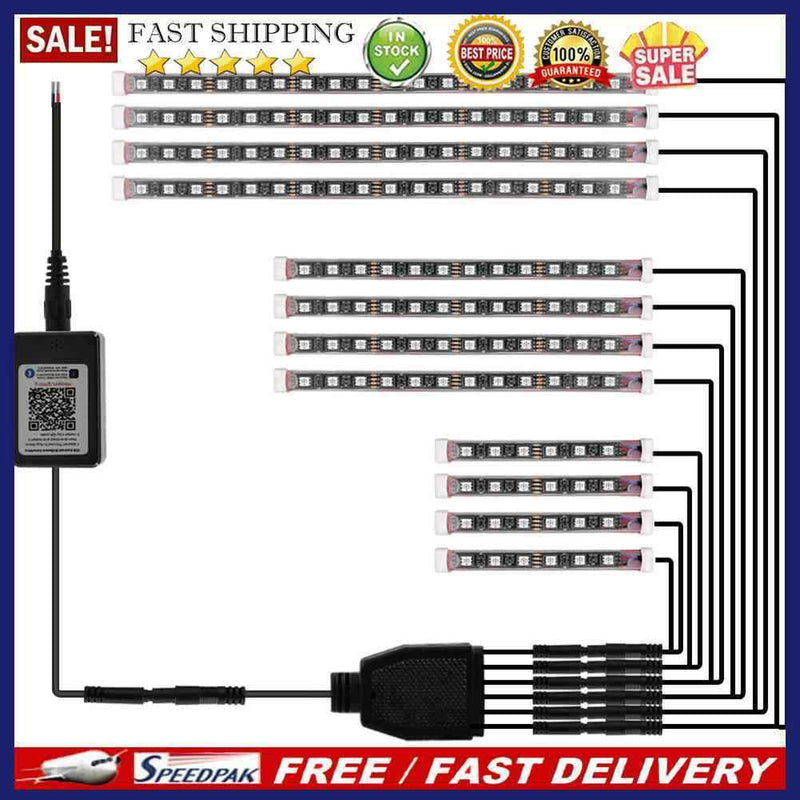 Glowing Motorbike APP Control RGB Neon Lamp Bluetooth-Compatible ATV UTV Lights