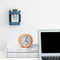 Wall Mounted Remote Control Storage Box Home Phone Holder Case Stand (Blue)